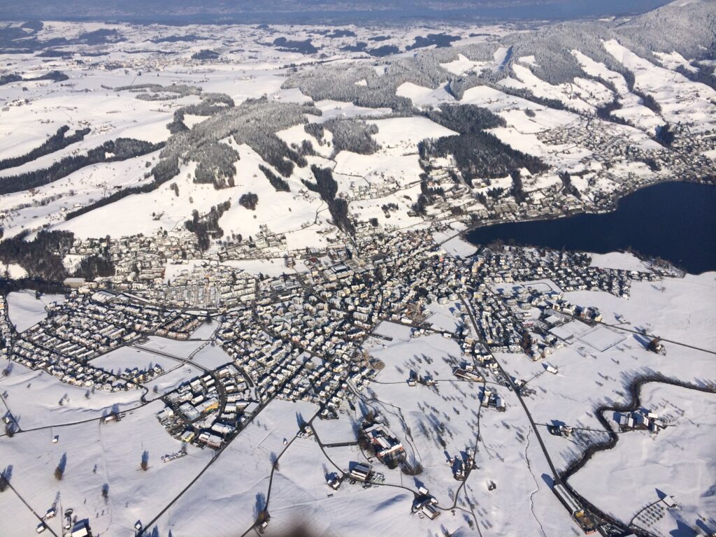 Unterägeri aus Luft
